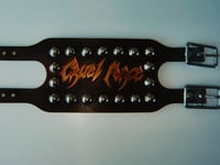 Image 3 of Old Style Studded Leather Wristband 