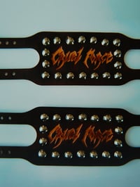 Image 2 of Old Style Studded Leather Wristband 