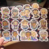 van der linde gang sticker sheet