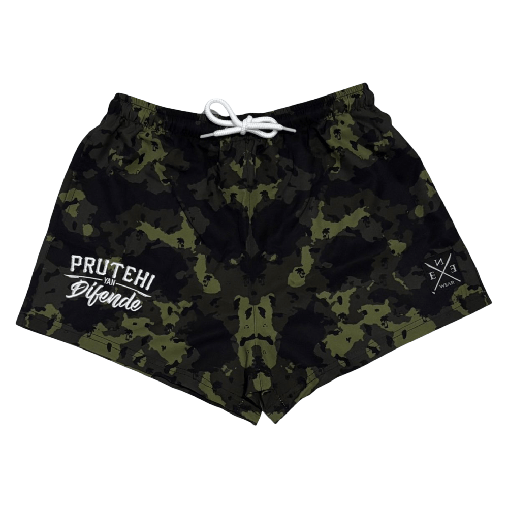 Image of ISLAND CHAIN CAMO SHORTS   / Men & Women 