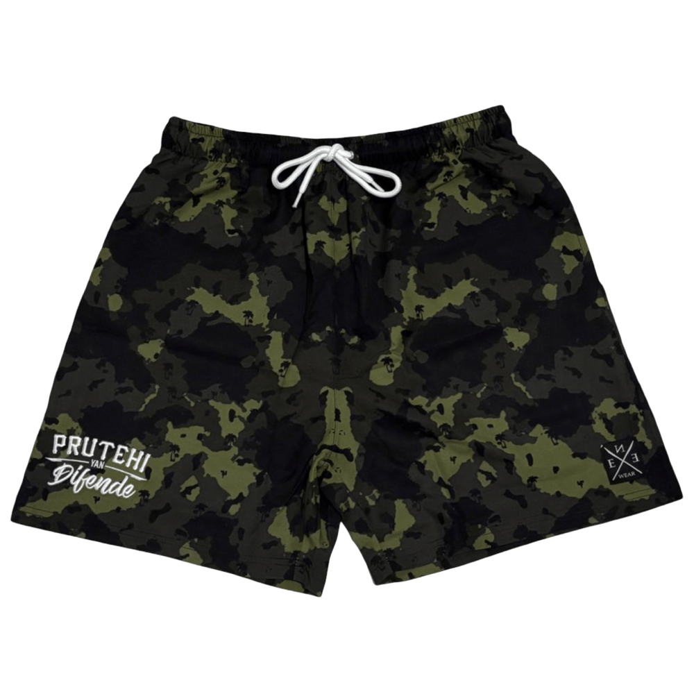 Image of ISLAND CHAIN CAMO SHORTS   / Men & Women 