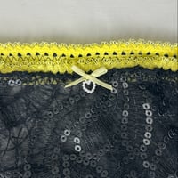 Image 2 of Culotte à liens noire et jaune