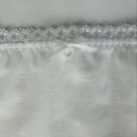 Image 2 of Culotte à liens en dentelle blanche