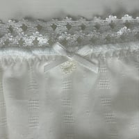 Image 2 of Culotte à liens satinés blancs