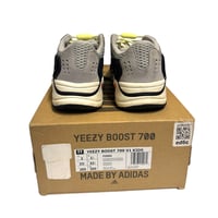 Image 2 of Adidas Yeezy Boost 700 Kids "Wave Runner" Grey/White/Black FU9005 Size 2