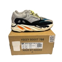 Image 3 of Adidas Yeezy Boost 700 Kids "Wave Runner" Grey/White/Black FU9005 Size 2