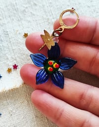 Image 6 of Mono orecchini e collane con i pendenti in vetro 