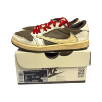 Image 1 of Nike Air Jordan 1 Low OG SP x Travis Scott "Reverse Mocha" DO5442-162 PS Size 2Y