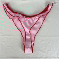 Image 3 of Tanga Sofia rouge et rose