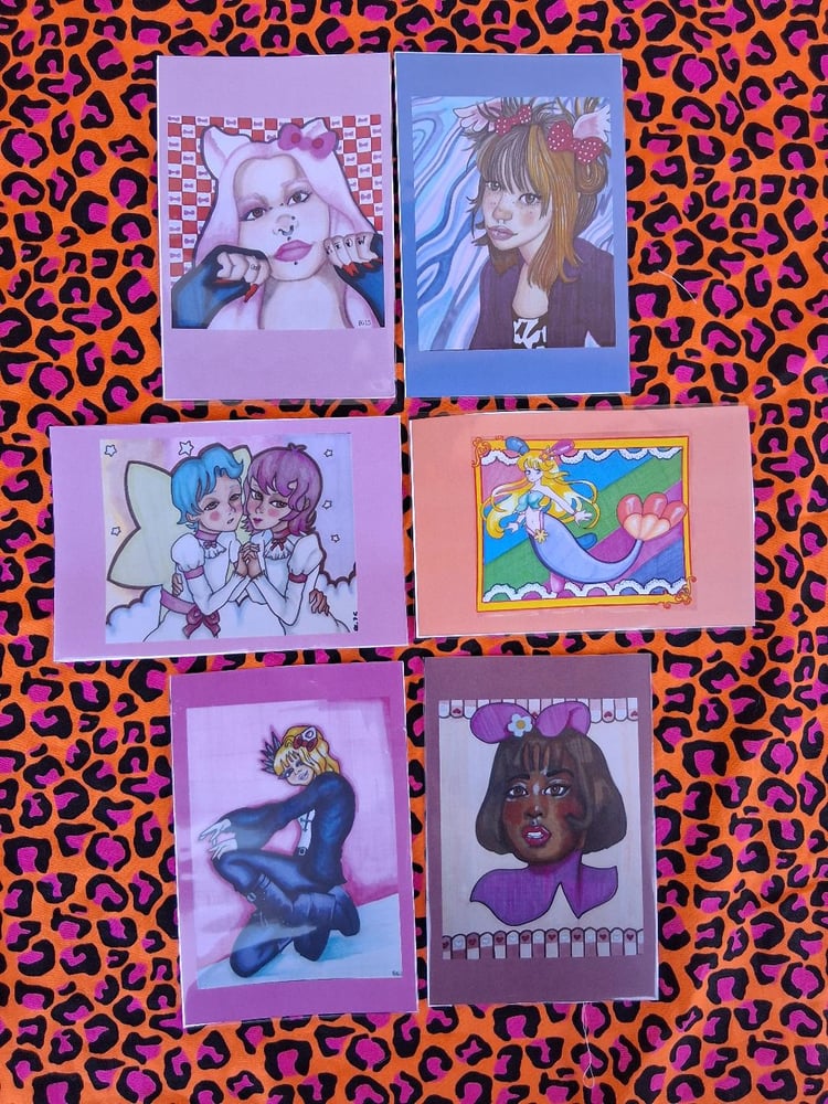 Image of Kawai Characters Mini Prints (Set 2)