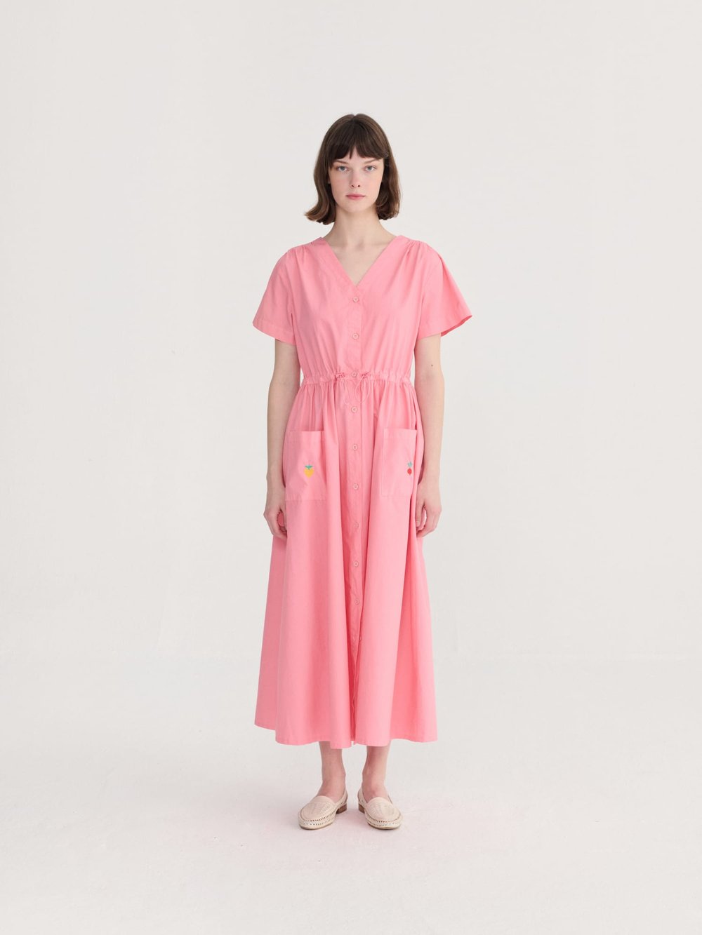 Image of 3-Vestido V-neck