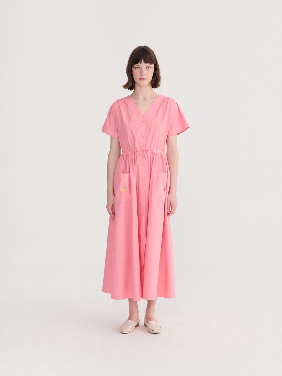 Image of 3-Vestido V-neck