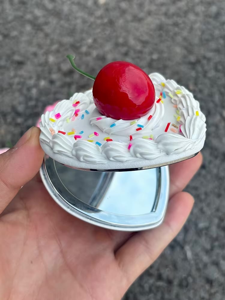 Image of Cherry Compact Mirror 🍒
