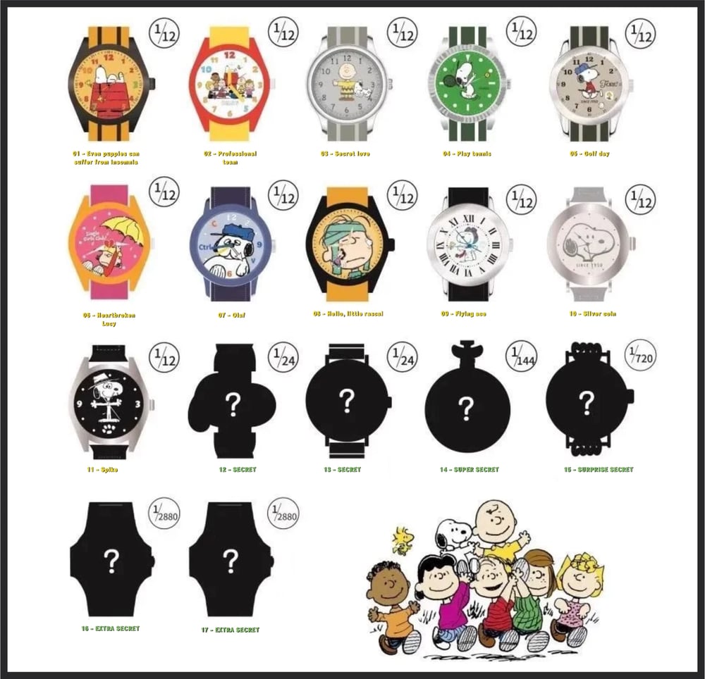 Image of Snoopy Watch Blind Box ⏱️