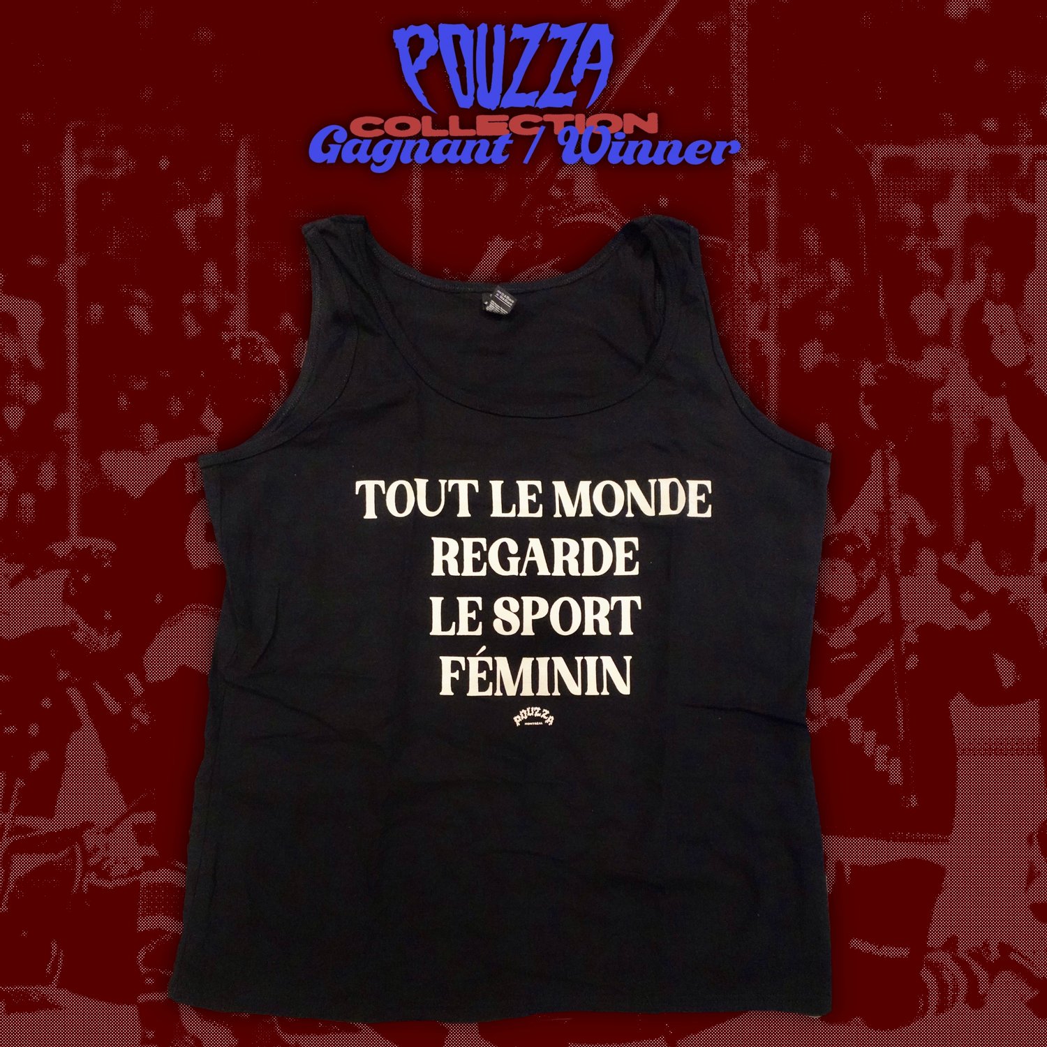 Image of " TOUT LE MONDE REGARDE LE SPORT FÉMININ " T-Shirts ( Homme & Femme ), Camisoles & VNeck ( Fem )