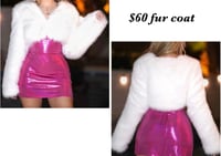 Image 1 of White Fur Coat