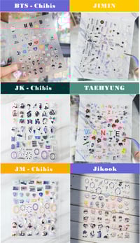 Image 4 of BTS Inspired 3D Nail Sticker 