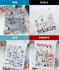 Image 5 of BTS Inspired 3D Nail Sticker 