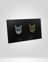 Image 1 of BV MASK PINS - Antique Pair