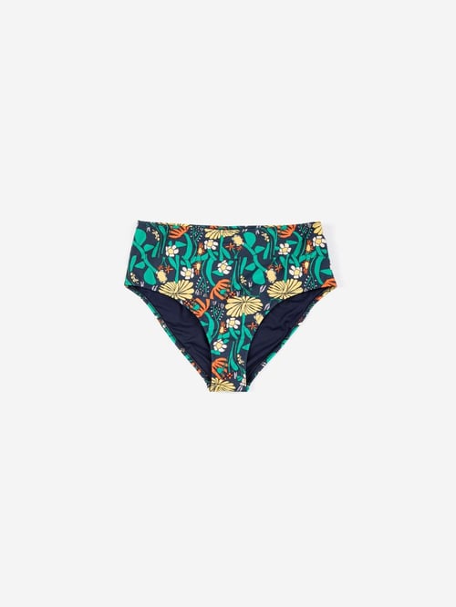Image of 5-Bikini bottom color herbalist high waist