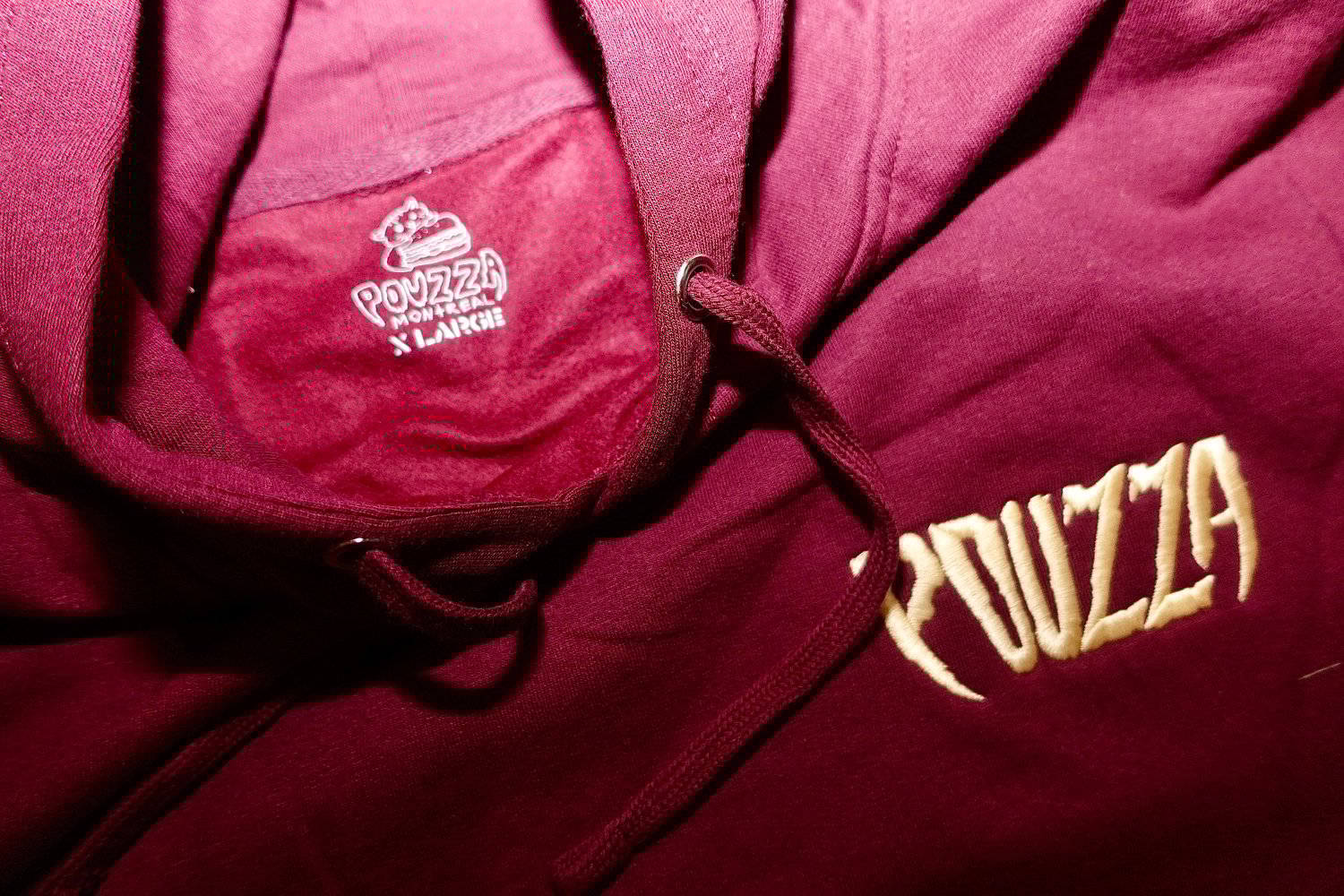 Image of Pouzza " Gagnant / Winner Collection " Bourgogne / Burgundy Hoodie