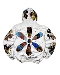 Image 1 of 1 of 1 Batik Patchwork Peace Hoodie (Size XL)