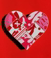 Image 1 of Kitten Quilt Heart #3