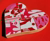 Image 2 of Kitten Quilt Heart #3