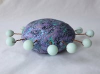 Image 6 of Handmade Paper Mache Decor with Natural Amazonite