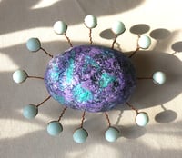 Image 7 of Handmade Paper Mache Decor with Natural Amazonite