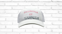 Image 4 of Heavenly Made Apparel Daughter of Yahweh Adult Pink T-Shirt And Adjustable Pink & White Hat