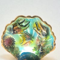 Image 5 of Lampe veilleuse en céramique coquille saint Jacques vintage 1950 - 1960 Vallauris