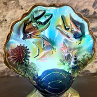 Image 3 of Lampe veilleuse en céramique coquille saint Jacques vintage 1950 - 1960 Vallauris