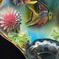 Image 6 of Lampe veilleuse en céramique coquille saint Jacques vintage 1950 - 1960 Vallauris