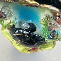 Image 12 of Lampe veilleuse en céramique coquille saint Jacques vintage 1950 - 1960 Vallauris