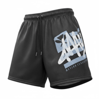 Mayjah  Black "Logo26" Heavyweight Mesh Shorts
