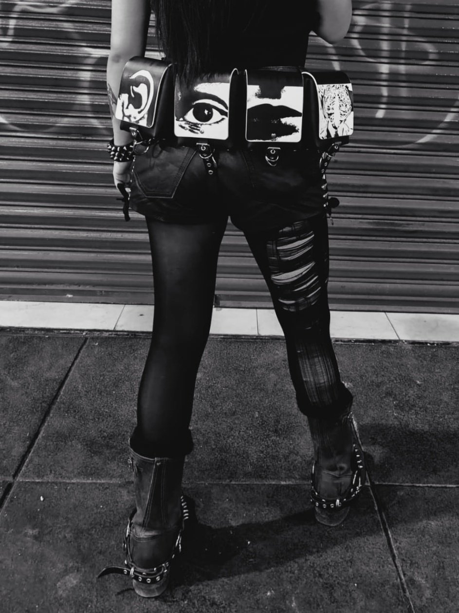 MAUSER Bandolier. Studded Leather Utility Belt