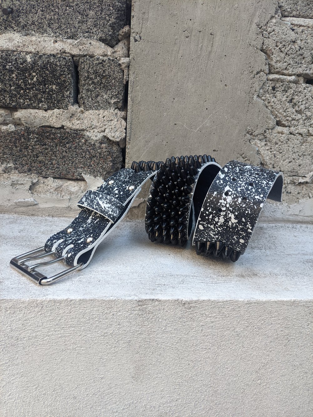 MAUSER Bandolier. Studded Leather Utility Belt