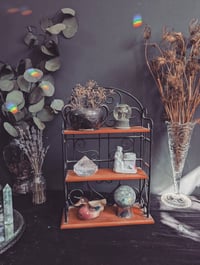 Image 1 of Iron scroll shelf 