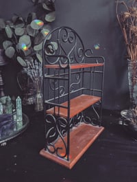 Image 3 of Iron scroll shelf 