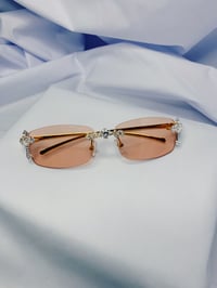 Image 1 of 'The Baddest Angel' Unisex Glasses (CHAMPAGNE)