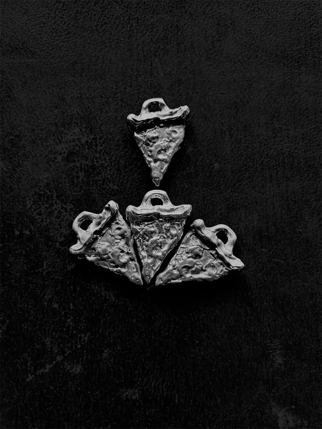 The Sacred Slice Charm in silver 