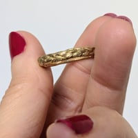 Image 1 of Bague Cheveux Vermeil / sur mesure 