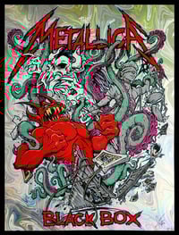 Image 1 of METALLICA BLACK BOX FOIL POSTER