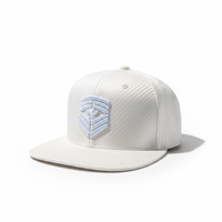 Mayjah "Coka" White/ White  Carbon Fiber Snapback