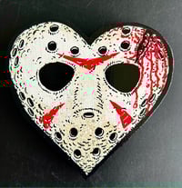 Image 4 of Friday the 13th - Jason Valentine Hand painted wood cut