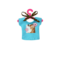 CANDY ANIME GIRL BLUE TOP