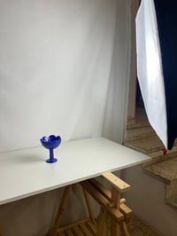 Image 4 of Blue Tulip Glass 