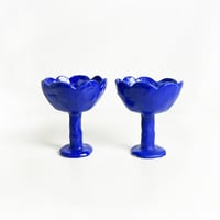 Image 1 of Blue Tulip Glass 