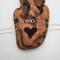 Black Tourmaline Heart